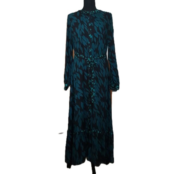 Cabi Autumn Belted Button Up Maxi Dress - Picture 1 of 10